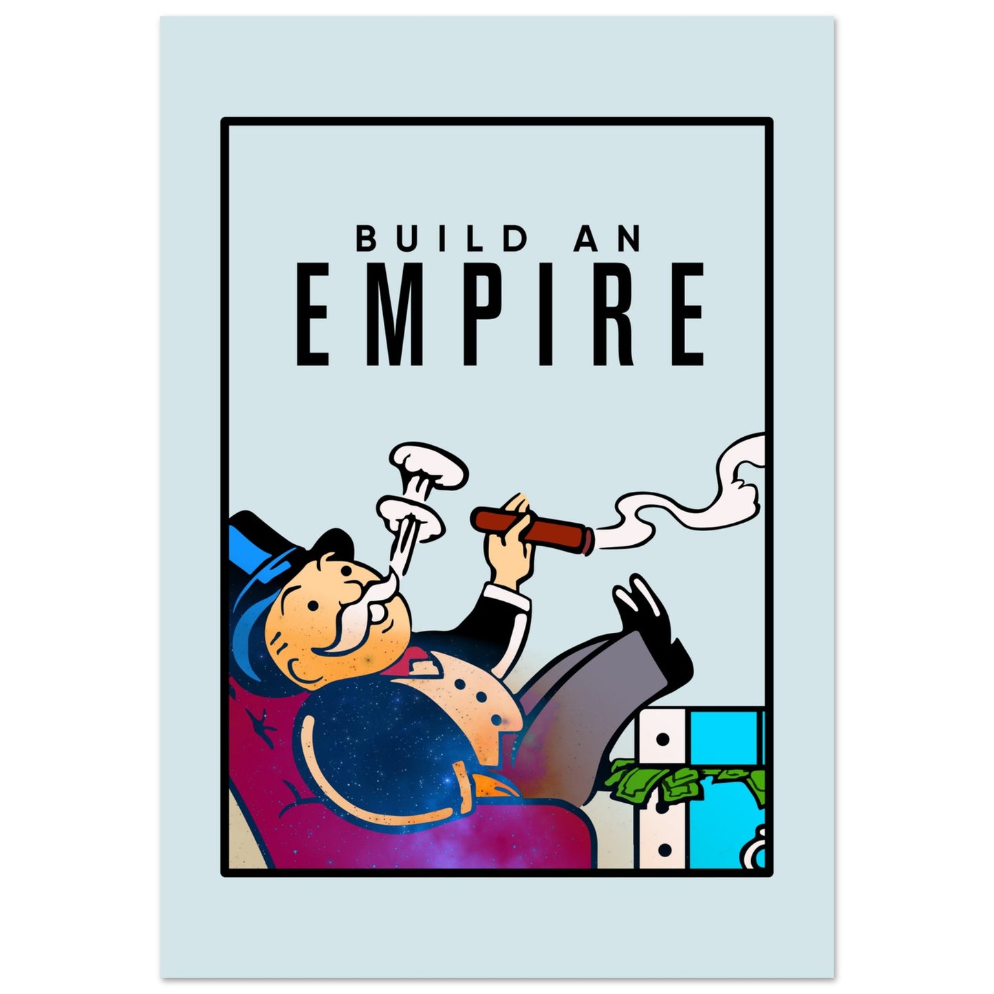 Stor tavla Build an Empire - affisch och poster i lyxig stil 70x100cm | Arthena