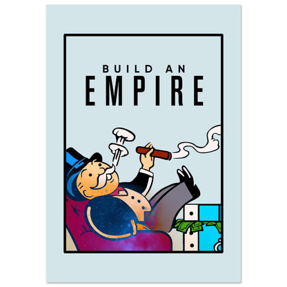 Stor tavla Build an Empire - affisch och poster i lyxig stil 70x100cm | Arthena