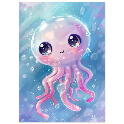 Octobaby Poster - lekfull barnrumsposter 50x70cm | Arthena