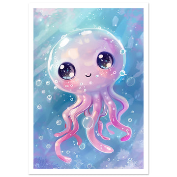 Stor Octobaby Poster med kant - havstema 70x100cm | Arthena