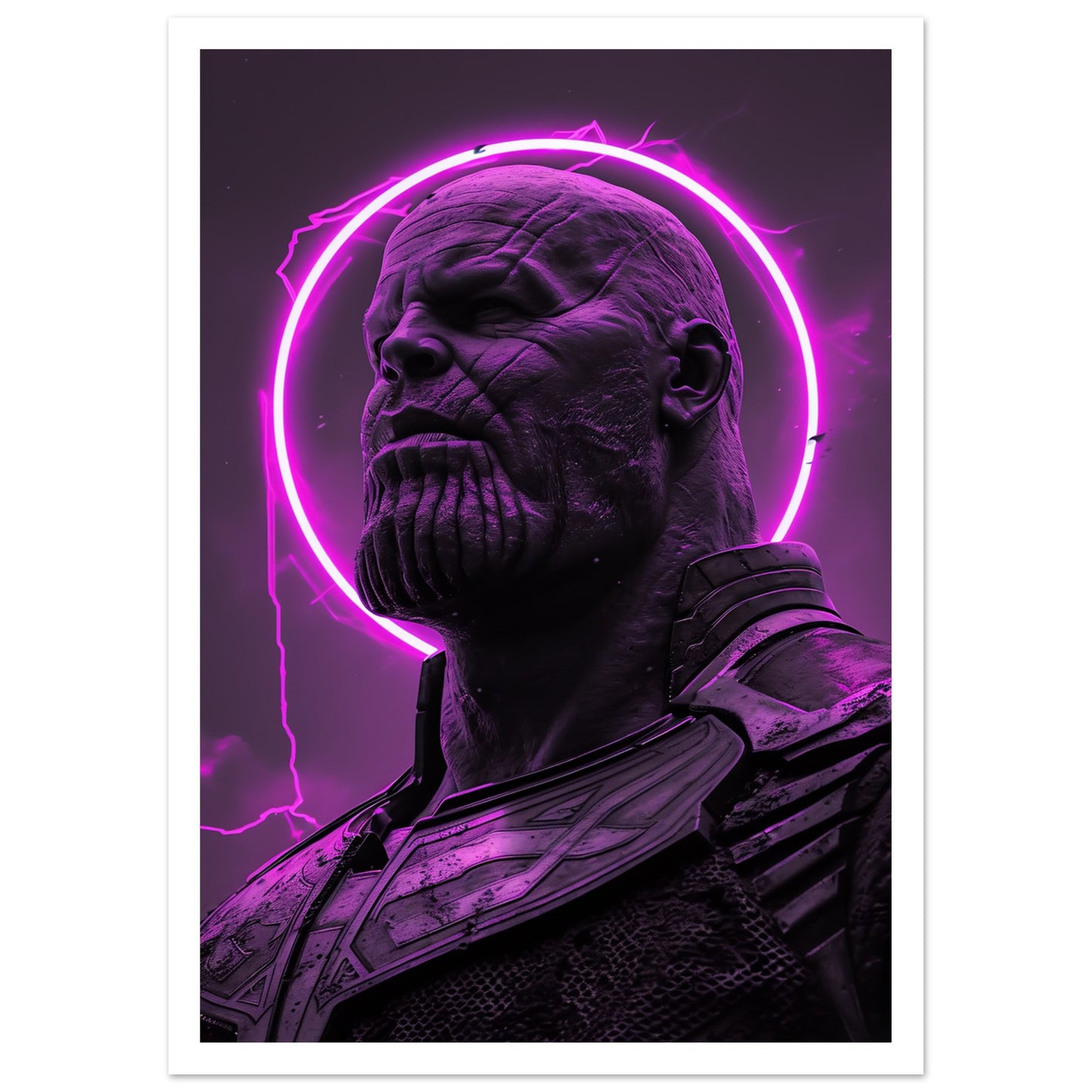 Filmaffisch av Thanos med vit marginal, 50x70 cm | Arthena