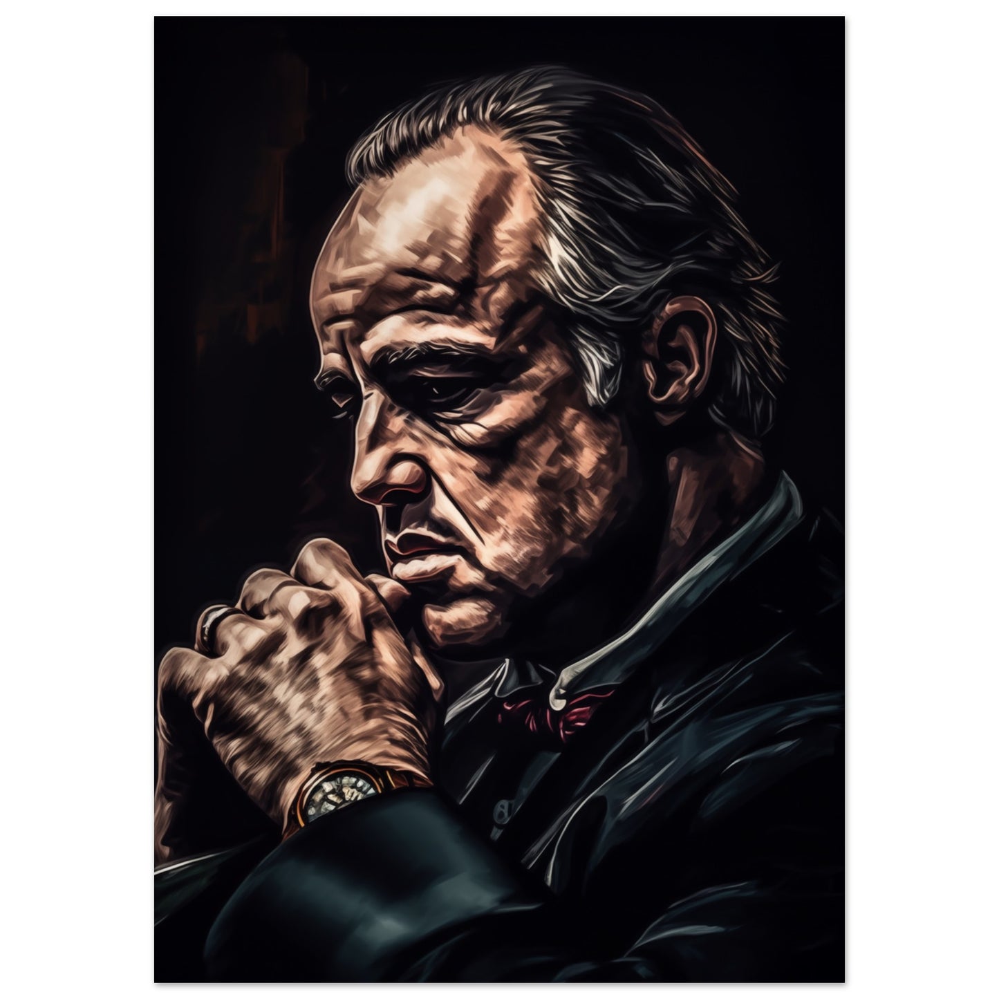 Filmaffisch av The Godfather i klassisk stil, 50x70 cm | Arthena