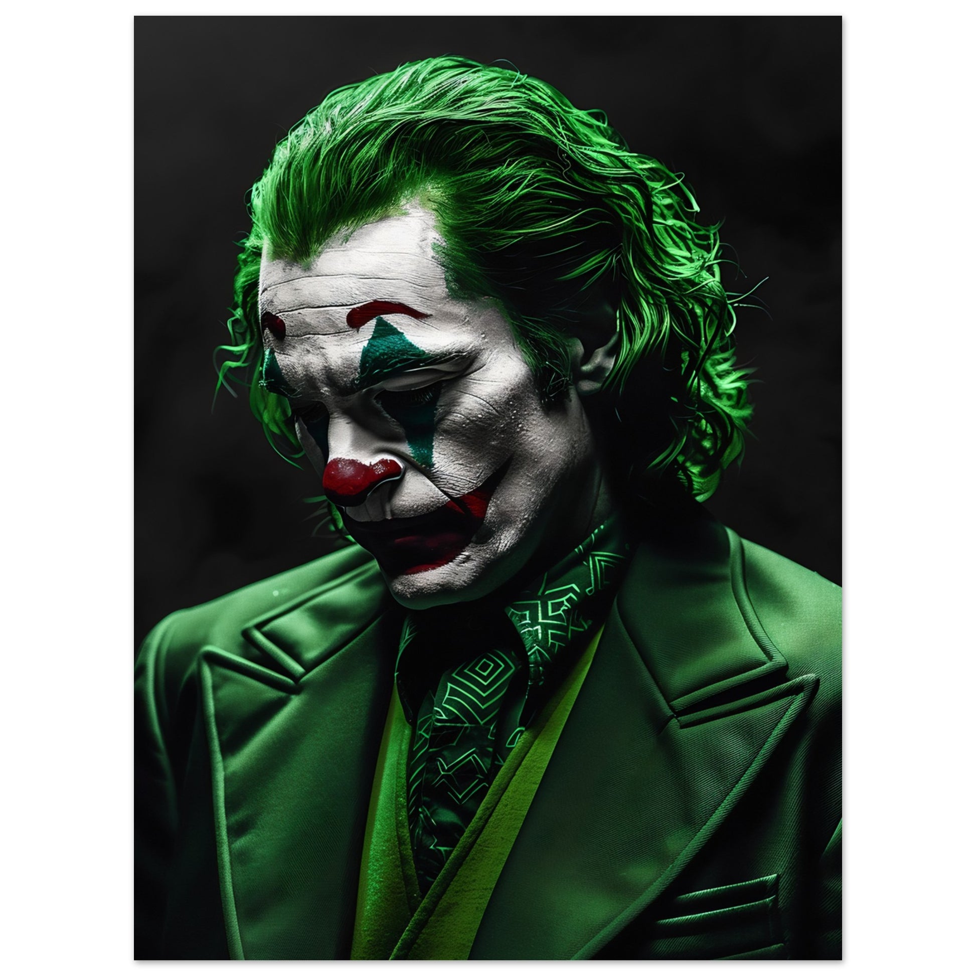 Poster med The Joker i dramatisk komposition, 30x40 cm | Arthena