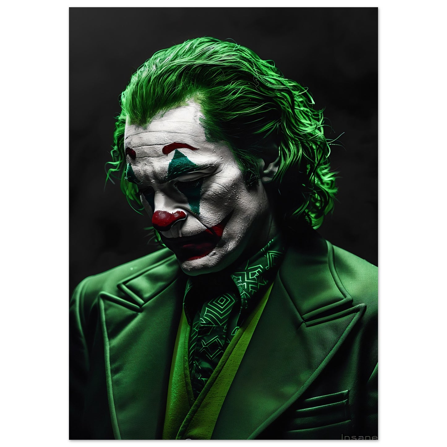 Filmaffisch av The Joker med intensiv närvaro, 50x70 cm | Arthena