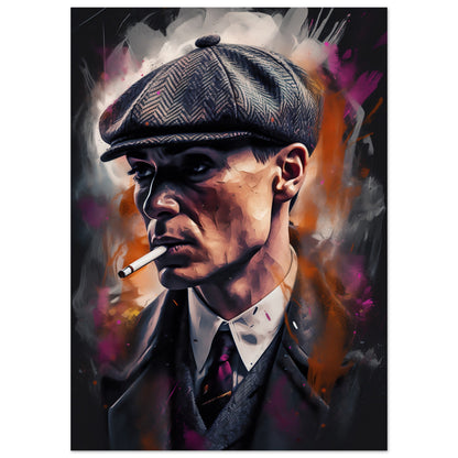 Poster – Dramatisk filmdesign med karaktären Tommy Shelby 30x40 cm