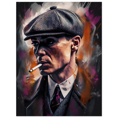 Poster – Dramatisk filmdesign med karaktären Tommy Shelby 70x100 cm