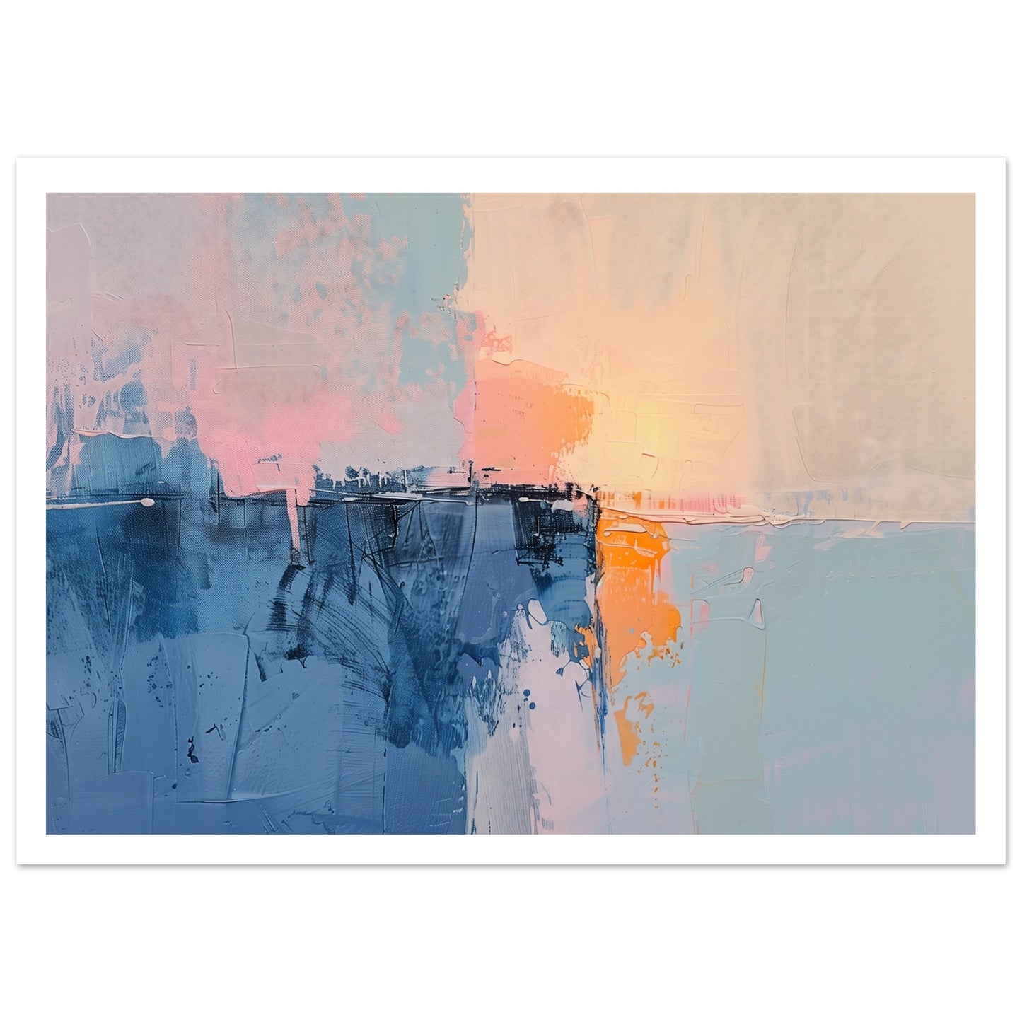 Stillness of the Horizon konstprint med marginal - galleristil 50x70cm | Arthena