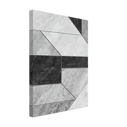 Stone Geometry canvastavla - strukturerad geometri 30x40cm | Arthena