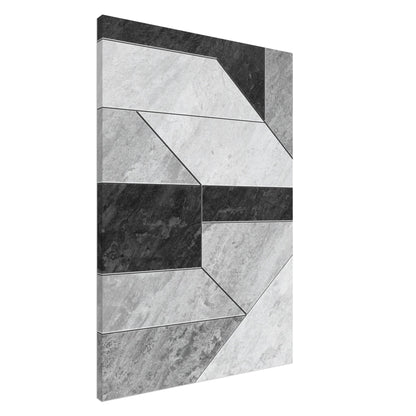 Stone Geometry stor canvas - imponerande format 70x100cm | Arthena