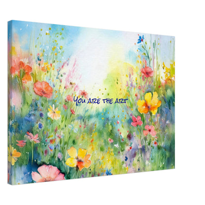 You Are The Art Canvastavla - modern design 50x70cm | Arthena