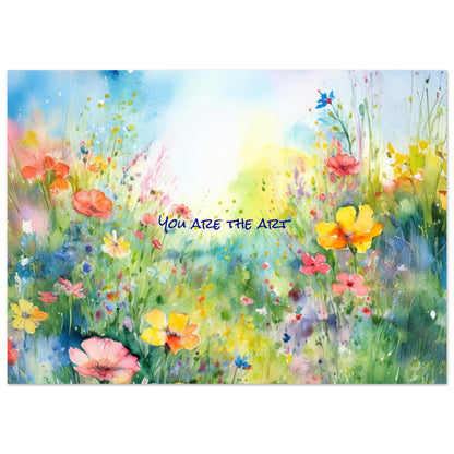 You Are The Art Citat Poster - modern design 50x70cm | Arthena