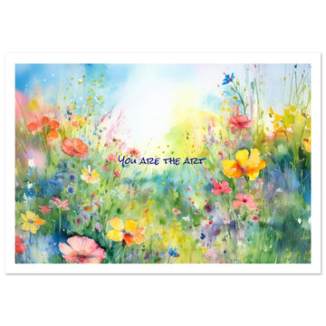 Stor You Are The Art med vit kant - 70x100cm | Arthena